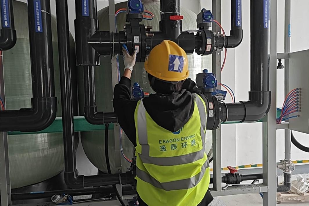 Installation commissioning and start-up support service On-site commissioning and start-up support for water systems